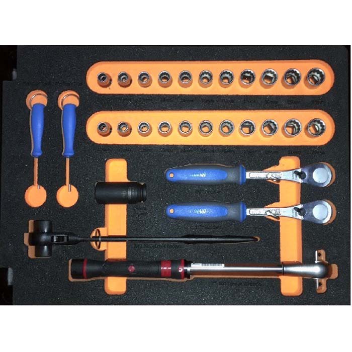 Portable tethered tool kits for working at height