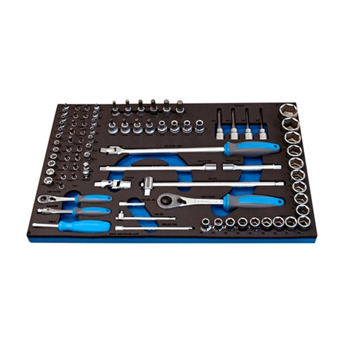 Tool Sets In Foam Trays